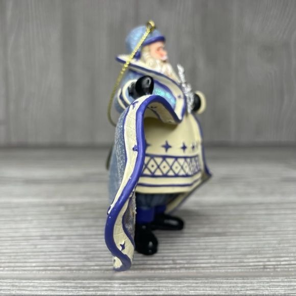 Ashton drake old world Santas Thomas Kinkade starry winter night Santa ornament - Picture 4 of 6